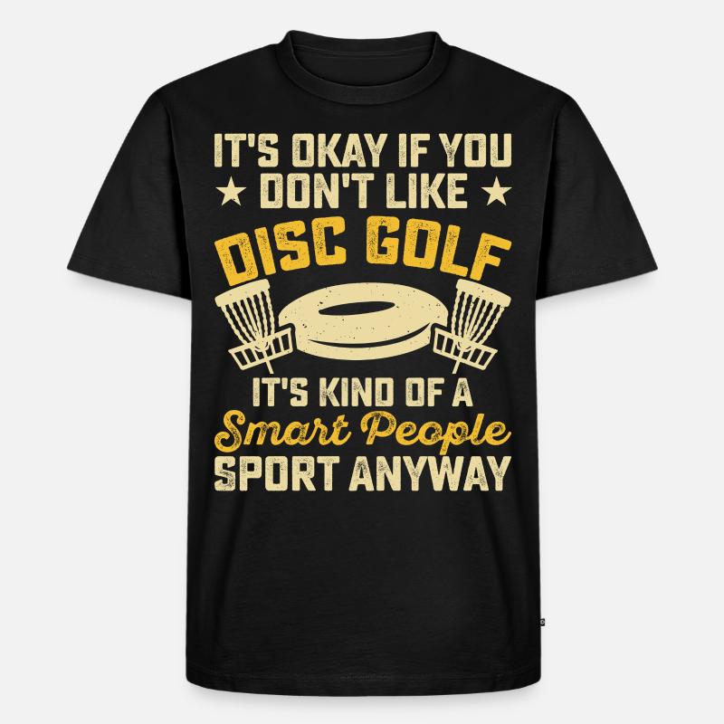 Discgolf Disc Golf - Männer Premium Bio T-Shirt - Schwarz