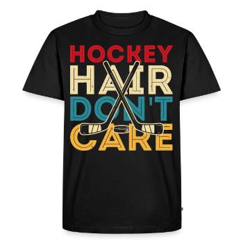 Hockey Eishockey Hockey sur glace - T-shirt Premium bio Homme - noir - Devant - Nico (187cm)