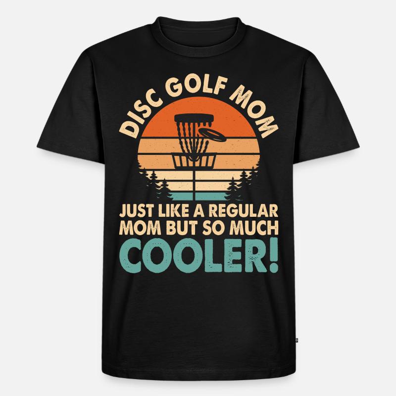 Discgolf Disc Golf Mama - Männer Premium Bio T-Shirt - Schwarz