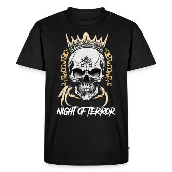Halloween Nuit de terreur - T-shirt Premium bio Homme - noir - Devant - Nico (187cm)