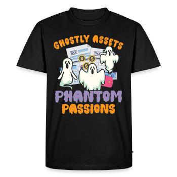 Ghostly Fortune Passions fantastiques - T-shirt Premium bio Homme - noir - Devant - Nico (187cm)