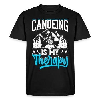 Canoe Canoeist Canoeist - Men's Premium Organic T-Shirt - black - Front - Nico (187cm)