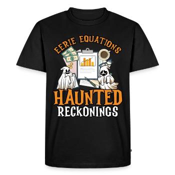 Équations étranges Calculs effrayants - T-shirt Premium bio Homme - noir - Devant - Nico (187cm)