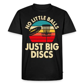 Discgolf Disc Golf - T-shirt Premium bio Homme - noir - Devant - Nico (187cm)