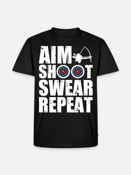 Archer Archery - Men's Premium Organic T-Shirt - black