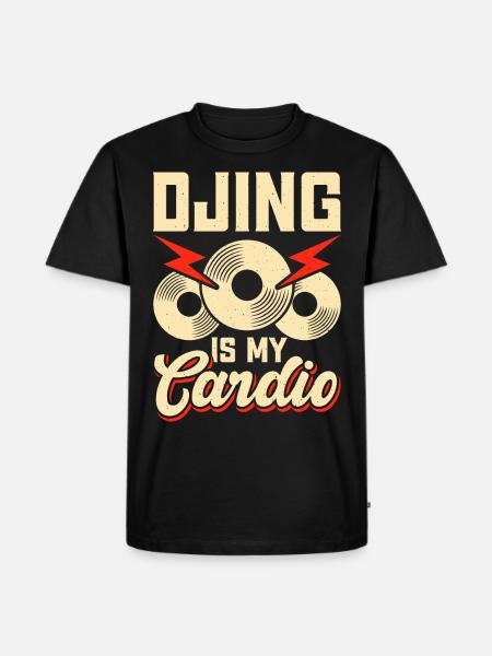 Dj Djing - Men's Premium Organic T-Shirt - black