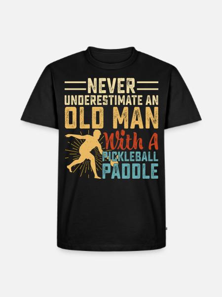 Pickleball - T-shirt Premium bio Homme - noir