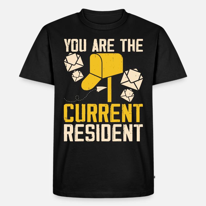 Briefträger Postbote - Männer Premium Bio T-Shirt - Schwarz