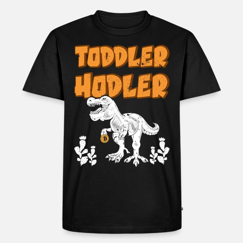 Krypto Kryptowährung - Männer Premium Bio T-Shirt - Schwarz