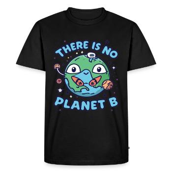 Environnement Terre Planète Terre Protection de l’environnement - T-shirt Premium bio Homme - noir - Devant - Nico (187cm)