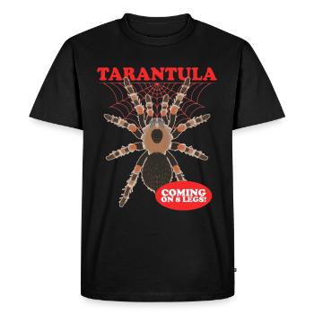 Tarentules Araignée Tarentule Tarentule Cadeau - T-shirt Premium bio Homme - noir - Devant - Nico (187cm)