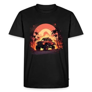 Monster truck - T-shirt Premium bio Homme - noir - Devant - Nico (187cm)