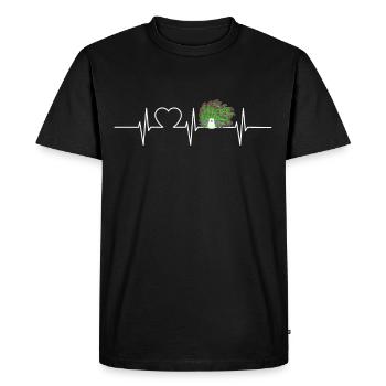 Nudibranches nudibranches - T-shirt Premium bio Homme - noir - Devant - Nico (187cm)