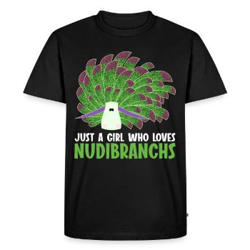 Nudibranches nudibranches - T-shirt Premium bio Homme - noir - Devant - Nico (187cm)
