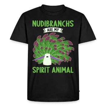 Nudibranches nudibranches - T-shirt Premium bio Homme - noir - Devant - Nico (187cm)