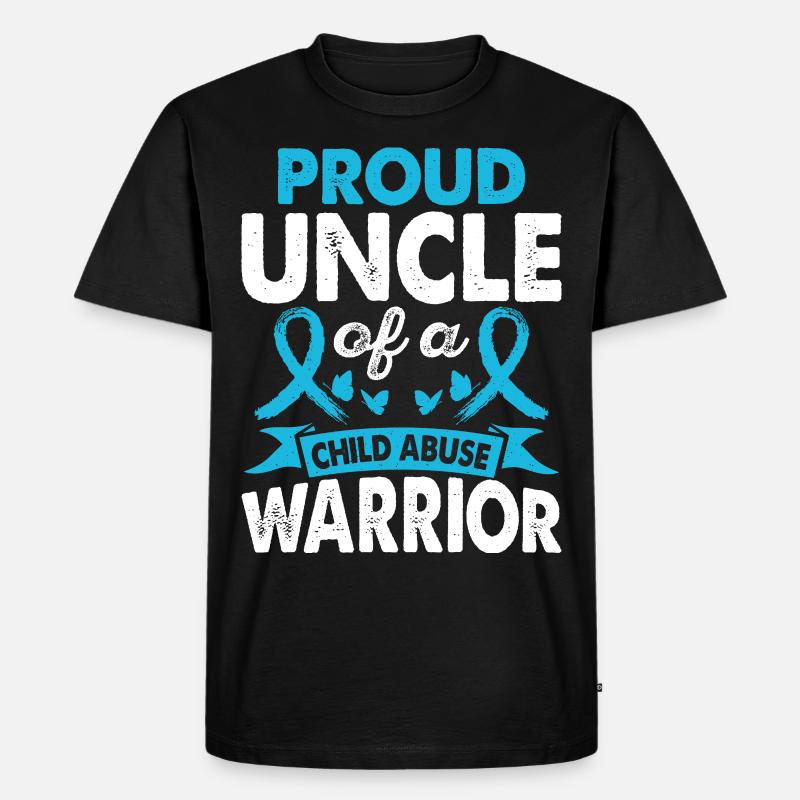 Onkel Des - Männer Premium Bio T-Shirt - Schwarz