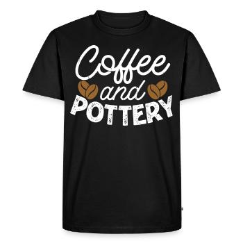 Poterie Poterie Poterie - T-shirt Premium bio Homme - noir - Devant - Nico (187cm)