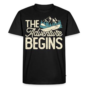 Kayak Kayaker Kayaker - Men's Premium Organic T-Shirt - black - Front - Nico (187cm)