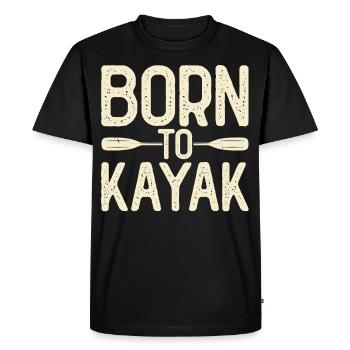 Kayak Kayaker Kayaker - Men's Premium Organic T-Shirt - black - Front - Nico (187cm)