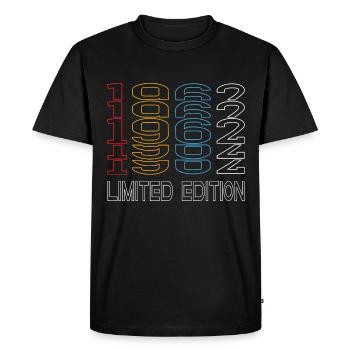 Edition Limitée 1962 Anniversaire 1962 Vintage Rétro - T-shirt Premium bio Homme - noir - Devant - Nico (187cm)
