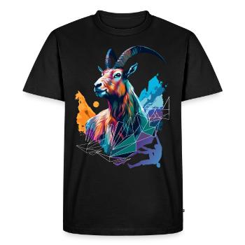 Klettern Bouldern Berge Bergsteiger Alpinist - Männer Premium Bio T-Shirt - Schwarz - Vorne - Nico (187cm)