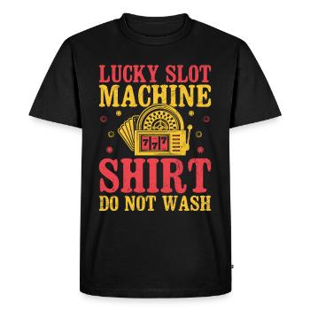 Slot machine roulette betting, - Men's Premium Organic T-Shirt - black - Front - Nico (187cm)