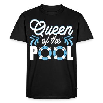 Flotteur de natation - T-shirt Premium bio Homme - noir - Devant - Nico (187cm)