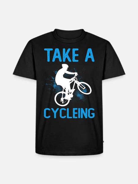 Bicycle Cycling - Men's Premium Organic T-Shirt - black