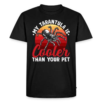 Ma tarentule est plus fraîche que la vôtre - T-shirt Premium bio Homme - noir - Devant - Nico (187cm)