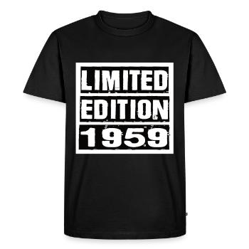 Edition Limitée 1959 Anniversaire 1959 Vintage Rétro - T-shirt Premium bio Homme - noir - Devant - Nico (187cm)