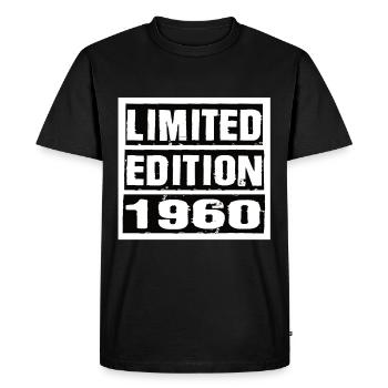 Edition Limitée 1960 Anniversaire 1960 Vintage Rétro - T-shirt Premium bio Homme - noir - Devant - Nico (187cm)