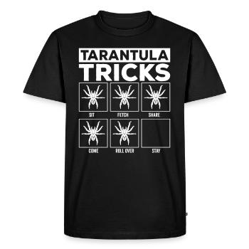 Tarentule trompe les propriétaires d’araignées de compagnie, - T-shirt Premium bio Homme - noir - Devant - Nico (187cm)
