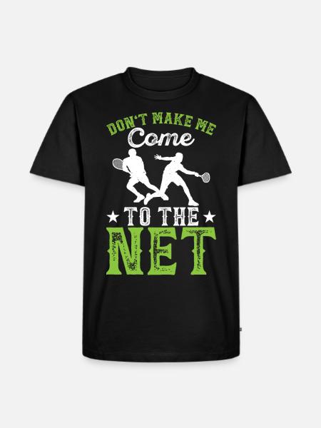 Tennis - Men's Premium Organic T-Shirt - black