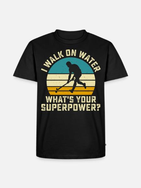Hockey - Men's Premium Organic T-Shirt - black