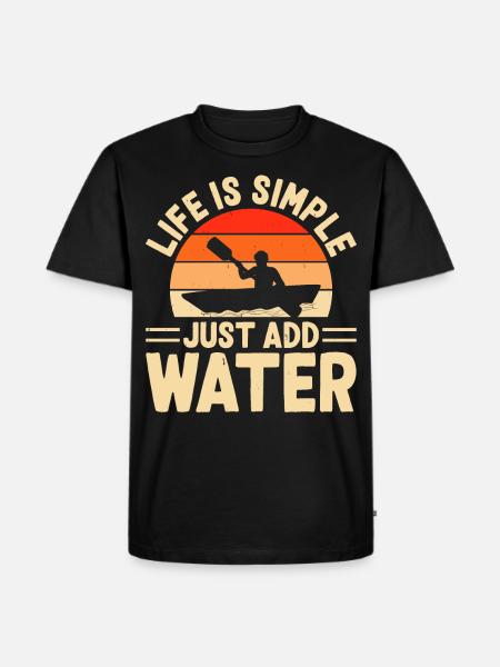 Kayak Kayaker Kayaker - Men's Premium Organic T-Shirt - black