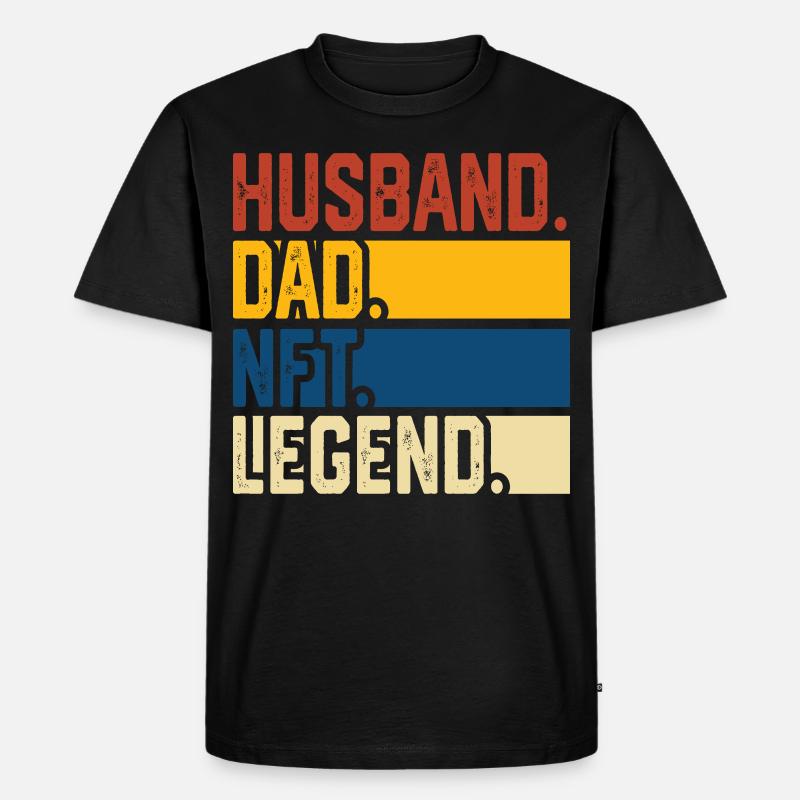 NFT - Männer Premium Bio T-Shirt - Schwarz