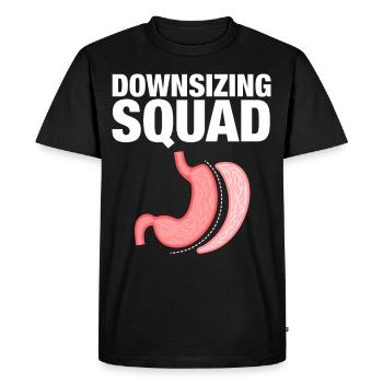 Funny gastric bypass surgery Bariatrics - Men's Premium Organic T-Shirt - black - Front - Nico (187cm)