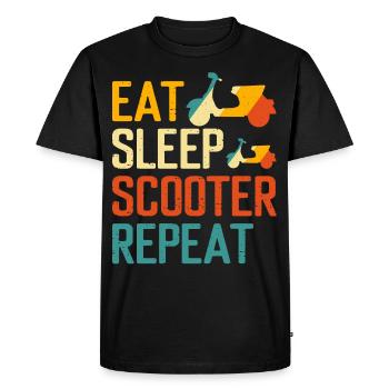 Scooter Scooter Rider Scooter - T-shirt Premium bio Homme - noir - Devant - Nico (187cm)