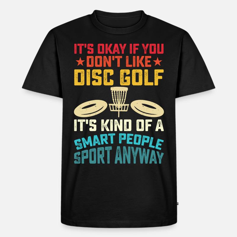 Discgolf Disc Golf - Männer Premium Bio T-Shirt - Schwarz