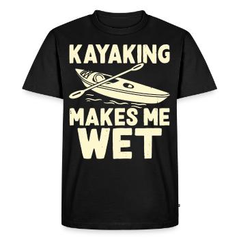 Kayak Kayaker Kayaker - Men's Premium Organic T-Shirt - black - Front - Nico (187cm)