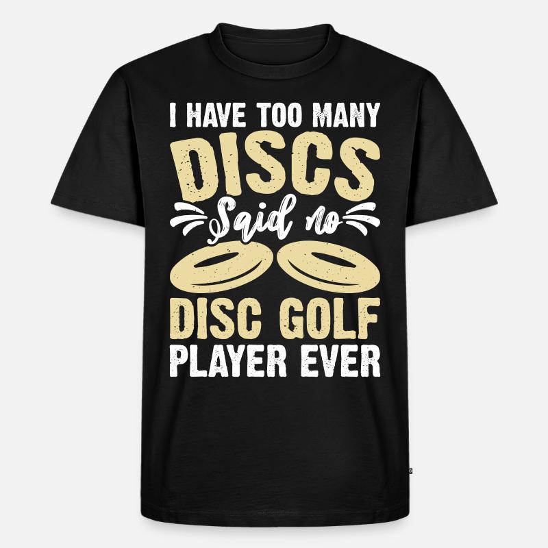 Discgolf Disc Golf - Männer Premium Bio T-Shirt - Schwarz