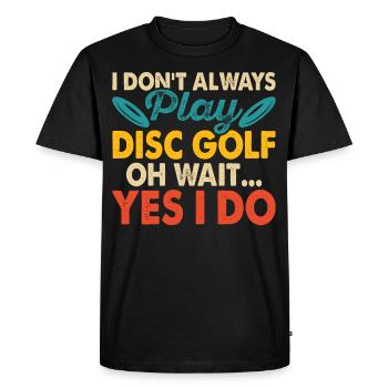 Discgolf Disc Golf - T-shirt Premium bio Homme - noir - Devant - Nico (187cm)