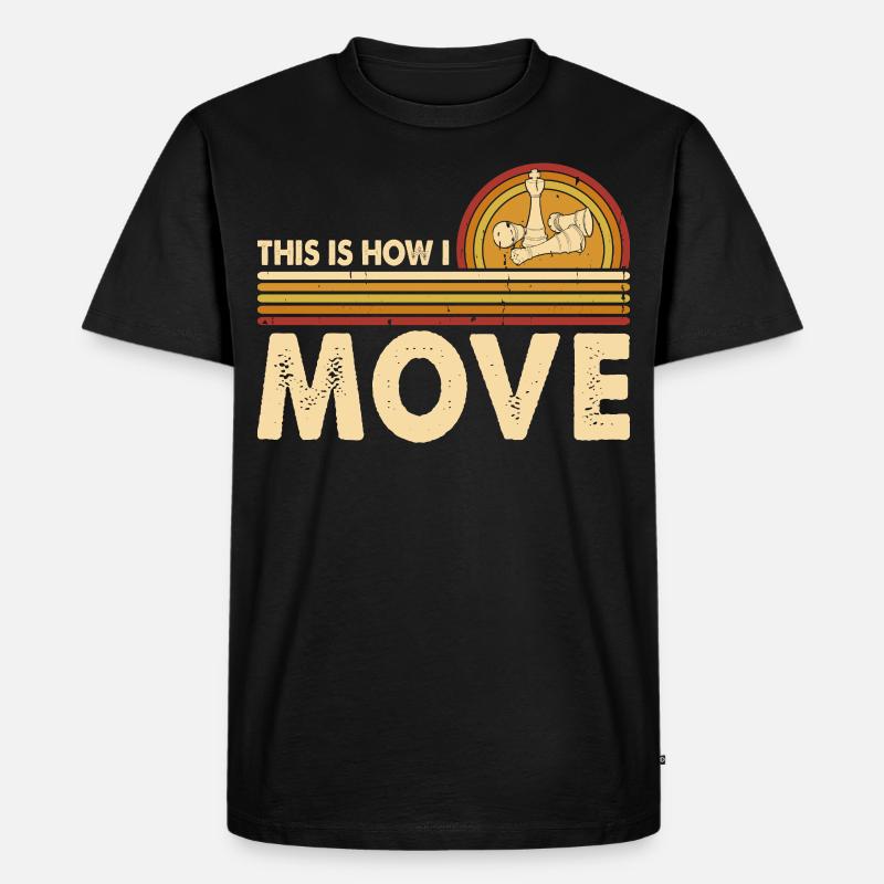 Schach - Männer Premium Bio T-Shirt - Schwarz