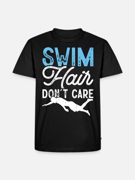 Swimming Swimmers - Men's Premium Organic T-Shirt - black