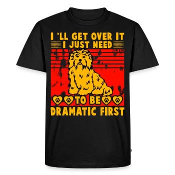 Drôle de dicton havanais - T-shirt Premium bio Homme - noir - Devant - Nico (187cm)