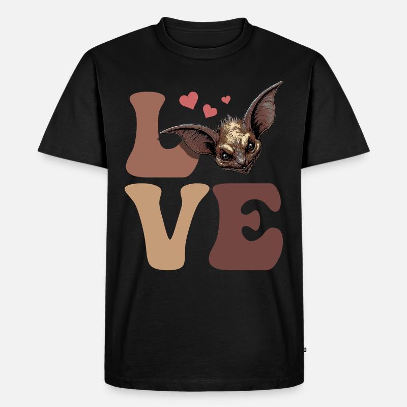 El Chupacabra Kryptide Kryptozoologie LIEBE - Männer Premium Bio T-Shirt - Schwarz