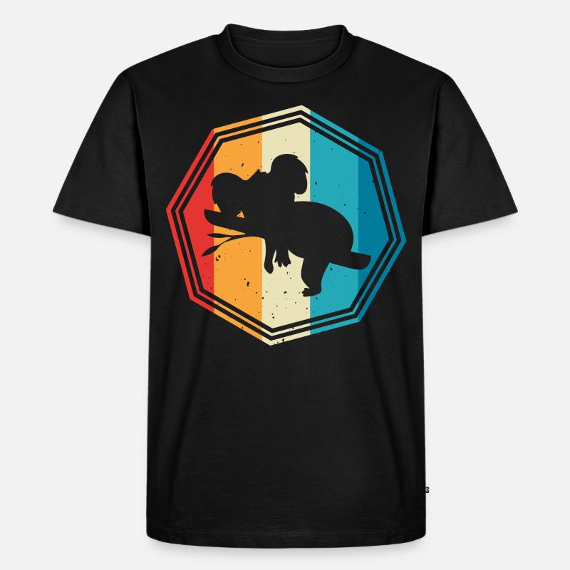 Koala - Männer Premium Bio T-Shirt - Schwarz