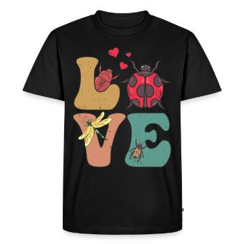 Entomology, Entomologist, Collector - Men's Premium Organic T-Shirt - black - Front - Nico (187cm)