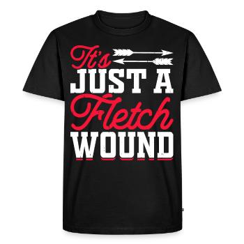 Archery Archer - Men's Premium Organic T-Shirt - black - Front - Nico (187cm)