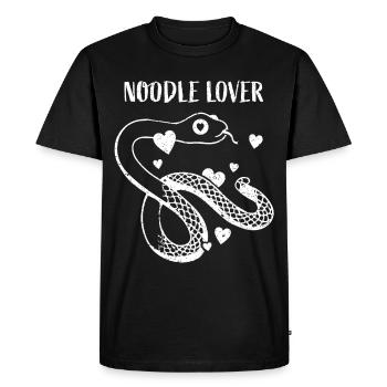 Danger Noodle Snakes Reptile Owner Snake - T-shirt Premium bio Homme - noir - Devant - Nico (187cm)